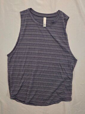 Athleta Striped Muscle Tank | Size Medium